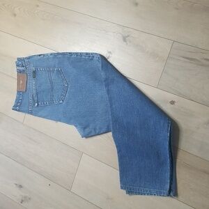 Gant Mens classic fit straight blue jeans 40x28